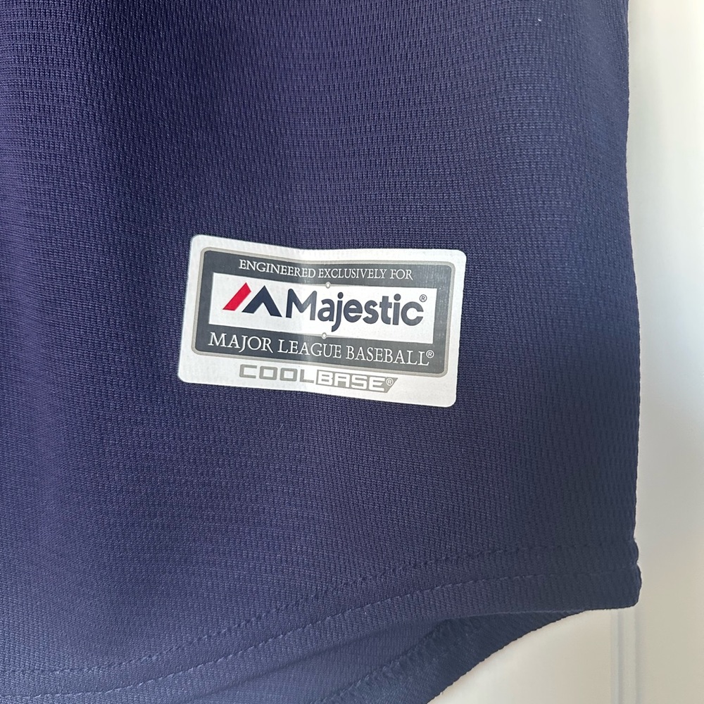 Majestic New York Yankees Navy Judge (99) Jersey - Picture 3 of 5